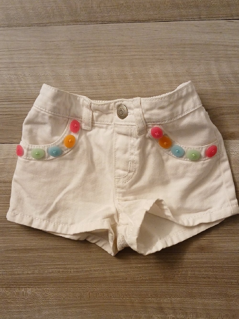 Gymboree Popsicle Party Button Trim Short Size 12-18 Months (J)